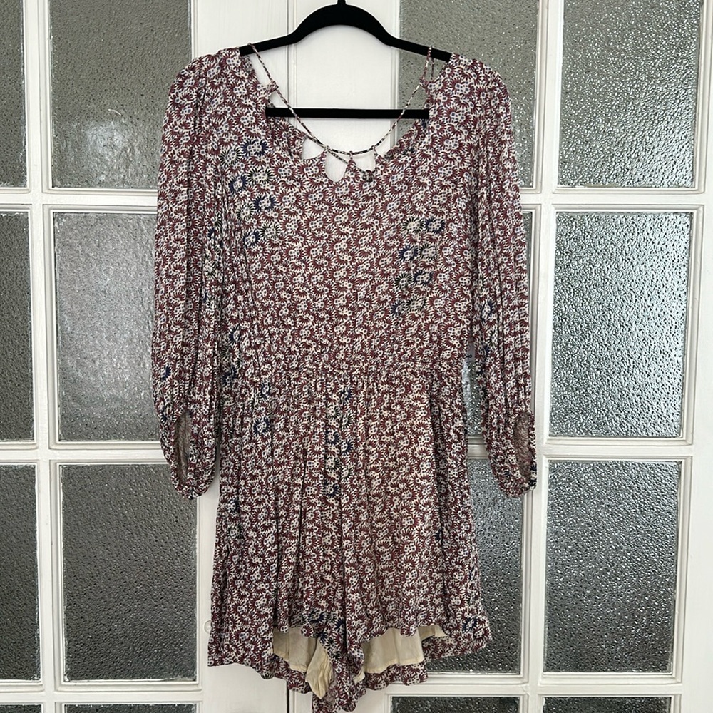 Anthropologie Print Romper